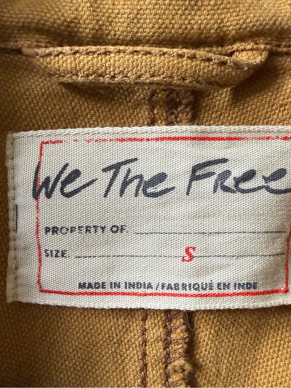 EUC We The Free Viva Surplus Jacket, Size S - Picture 4 of 8
